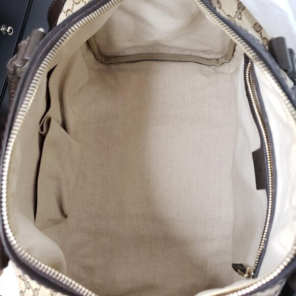 GUCCI Supreme Web Boston Satchel Lux564-092625 - Picture 11 of 16